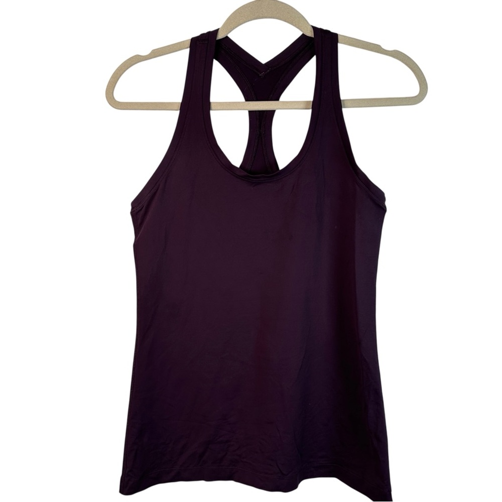 Lululemon Racerback Tank Top Purple Athletic Sleeveless Shirt Lightweight Sz 10